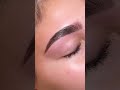 eyebrow lamination tint tutorial 😍😉👌💯 satisfying brows beauty shortsviral shorts waxing thread