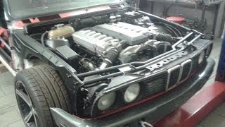 BMW E30 350i M70B50 test run