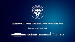 Washoe County Planning Commission | December 3, 2024