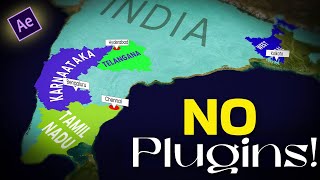 I Beat Geolayers 3.0 Almost Like!: Map Animation Tutorial using After Effects (No Plugins)