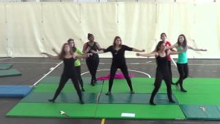 Acrosport en Jesuitinas Pamplona: Coreografías 1º Bach. (vídeo 3)