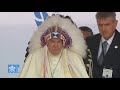 Meeting of Pope Francis with First Nations, Métis and Inuit of Canada 25 July 2022 HD