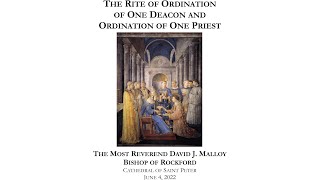 The Rite of Ordination of One Deacon and Ordination of One Priest (Live)