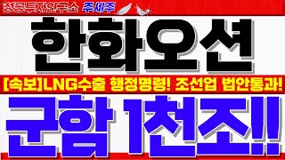 [한화오션 주가전망]트럼프 LNG수출 행정명령 발표!! 한미조선업 협력 강화한다!! 1290조 군함시장 영업이익 최소 10배 폭등!! #한화오션목표가 #한화오션대응 #한화오션전망