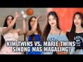 KIM TWINS VS. MARIE TWINS 😱😲🥰😍SINONG MAS MAGALING? #sabbyandsophia #yajifigueroa #yabby