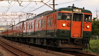 JR115系T1022+T1041編成 149M 普通 横川行き JR信越本線 北高崎～群馬八幡 区間