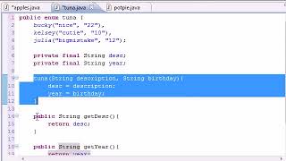 Java Programming Tutorial 44 - Enumeration