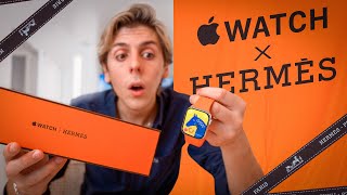 Unboxing the MOST EXPENSIVE APPLE WATCH 🤯 (Hermes Series 8)