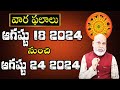 వారఫలం | Weekly Horoscope By Astrologer Nanaji Patnaik | 18 August - 24 August 2024 | Nanaji Patnaik