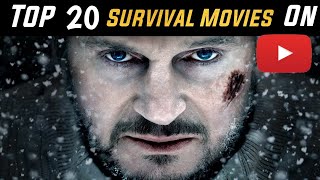 Top 20 Hollywood Survival Movies available on YouTube (Hindi)