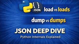 Python JSON Module Tutorial: load, loads, dump, dumps & Error Handling