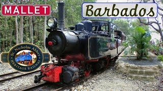 St. Nicholas Abbey Heritage Railway. Narrow Gauge Steam Railway. Footplate Ride. Barbados Tourism.