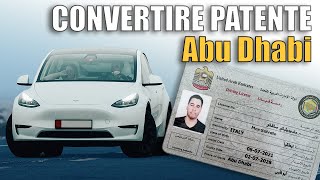 🇦🇪 Come CONVERTIRE la PATENTE ad ABU DHABI