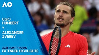 Ugo Humbert v Alexander Zverev Extended Highlights | Australian Open 2025 Fourth Round