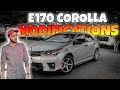 DETAILED MODIFICATIONS VLOG OF MY COROLLA E170 | SILVI🔥 |