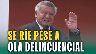 César Acuña hace bromas pese a crisis de inseguridad: \