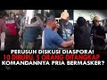 PERUSUH DISKUSI DIASPORA! 10 DIBURU, 5 ORANG DITANGKAP.  KOMANDANNYA PRIA BERMASKER?