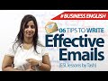 06 tips to write effective emails – Free Business English & Spoken English Lessons 06 tips to write effective emails – Free Business English & Spoken English Lessons