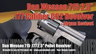 Dan Wesson 715 .177 CO2 Pellet Revolver - Replica Realism at its Best! - Airgun Review by AirgunWeb