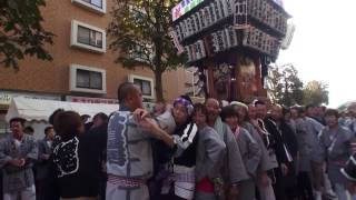 ２８年 東久留米市民祭り 皆の祭り「 氷川睦 」の神輿半端無い渡御です。