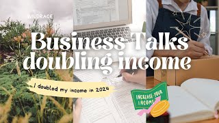 How I Doubled My Income in 1 Year | Creative Business Tips for Small Business Success - 6-Figure