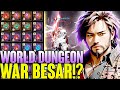 WORLD DUNGEON! BIG WAR!? | +8 HOURGLASS + GACHA BRUTAL AGAIN! - Night Crows