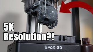 INSANE Print Quality On The EPAX E10 - 5K Resin 3d Printer