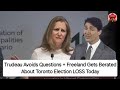 Election Results Clearly SCARE Trudeau And Freeland