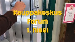 Hissivideo: Kauppakeskus Forum, Jyväskylä, 1. hissi - 2019 Otis Gen2 (upouusi)