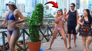 WOW😱 BEST SUMMER SCARES🔥 Bushman Prank 2025 On The Beach🔥 Best Female Reactions Ever Filmed!