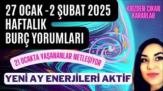 PLÜTONUN AYAK SESLERİ / 27 OCAK - 2 ŞUBAT 2025 HAFTALIK BURÇ YORUMLARI -Kova Yeni Ayı