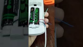 Using by Panasonic inverter remote battery for my DC motor