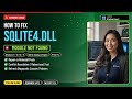 Fix sqlite4.dll Not Found [SOLVED]