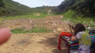 Cow Mountain 400 Yard Gong with Mosin Nagant