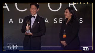 Lee Jung-jae: Award Acceptance Speech | 27th Critics Choice Awards | TBS