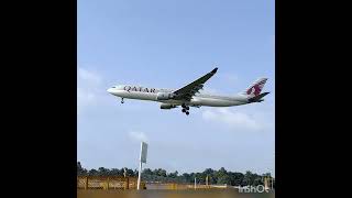 Qatar Airways QR 514 bound from Doha landing at Cochin International Airport Terminal 3#qatarairways