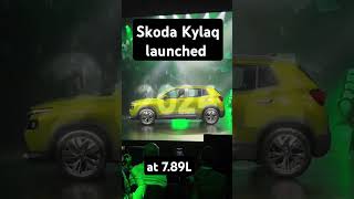 New skoda kylaq launched at 7.89L #youtube #shortvideo #shortsfeed #dzire2024 #skoda #shorts