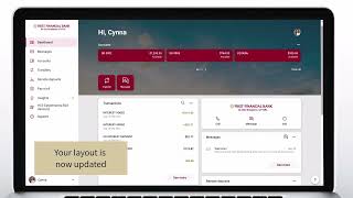 FFBank1 Digital Banking Dashboard Overview