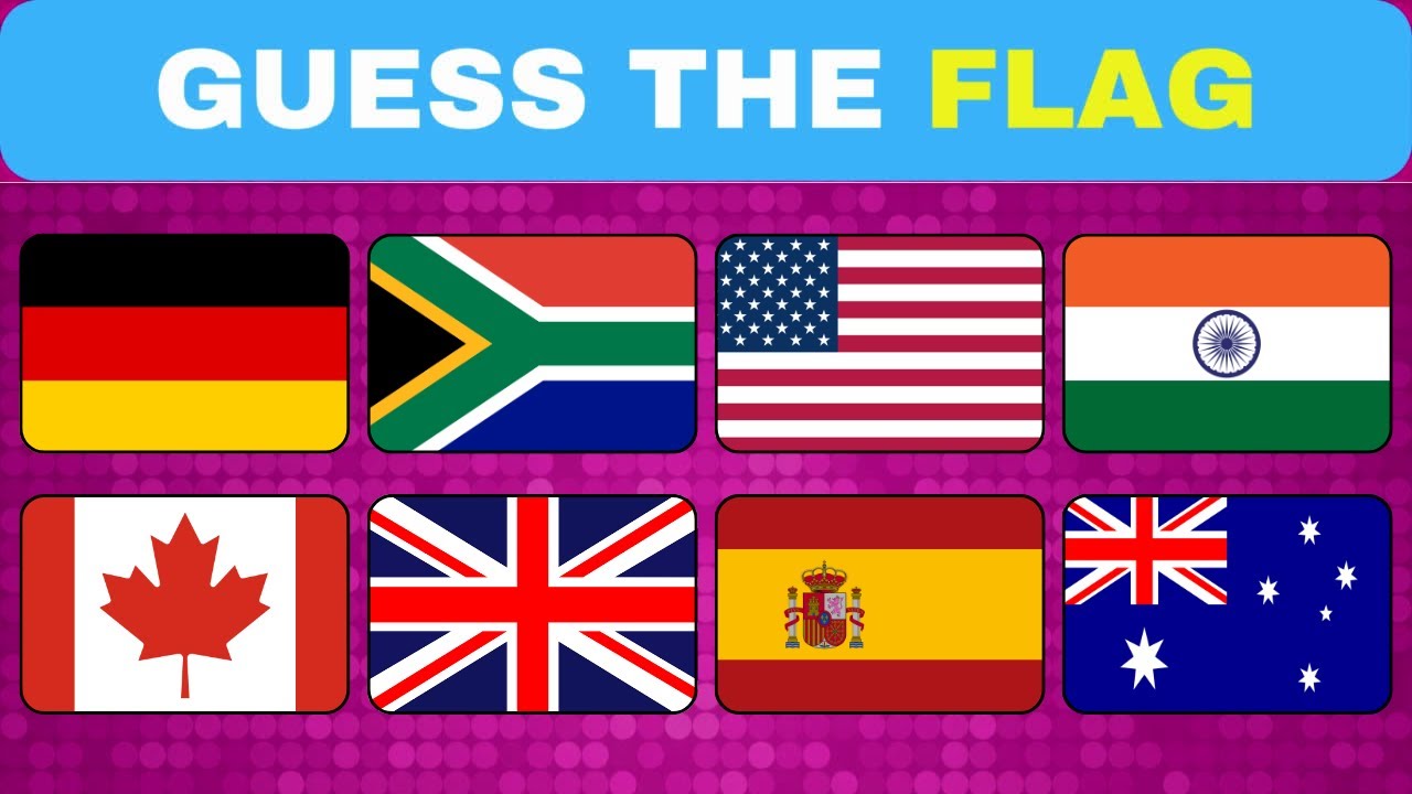 Guess The Country By The Flag Quiz | 50 Countries Guess The Flag Quiz ...