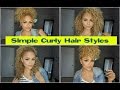 Simple Curly Hair Styles