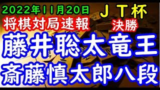 将棋対局速報▲斎藤慎太郎八段ー△藤井聡太竜王 第43回日本シリーズＪＴプロ公式戦 決勝[角換わり]