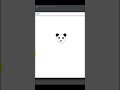 Draw Panda Using Turtle Graphics in Python! #shorts #python