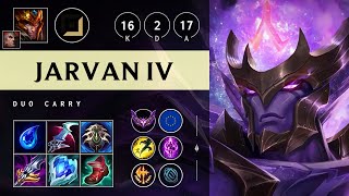 Jarvan IV ADC vs Ziggs: Triple Kill, Legendary - EUW Master Patch 14.24