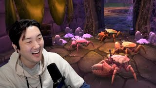 WoW's New Arachnophobia Filter - Crab Mode