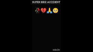😭BIKE RIDE ACCIDENT 🥺😱 CAR ACCIDENT 😈🤬😡😭 #shorts #viralshorts #rider #uk07rider #superbike