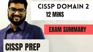 CISSP DOMAIN 2 12 Mins Review 2021