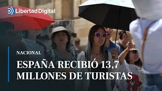 España recibió 13,7 millones de turistas en el primer trimestre