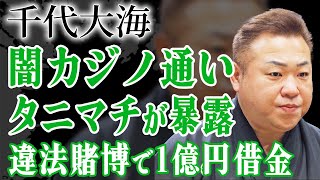 有名タニマチが千代大海の闇カジノ通いを実名告発！違法賭博を暴露されるも関与否定し続ける現在…九重親方が背負う1億円の借金に絶句！【芸能人】