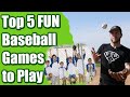 Top 5 Fun Baseball Games to Play with Your Team // Have Fun AND Improve Your Skills