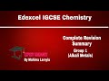 IGCSE EDEXCEL CHEMISTRY Group 1(Alkali Metals)| Edexcel IGCSE |Chemistry |Complete revision Summary